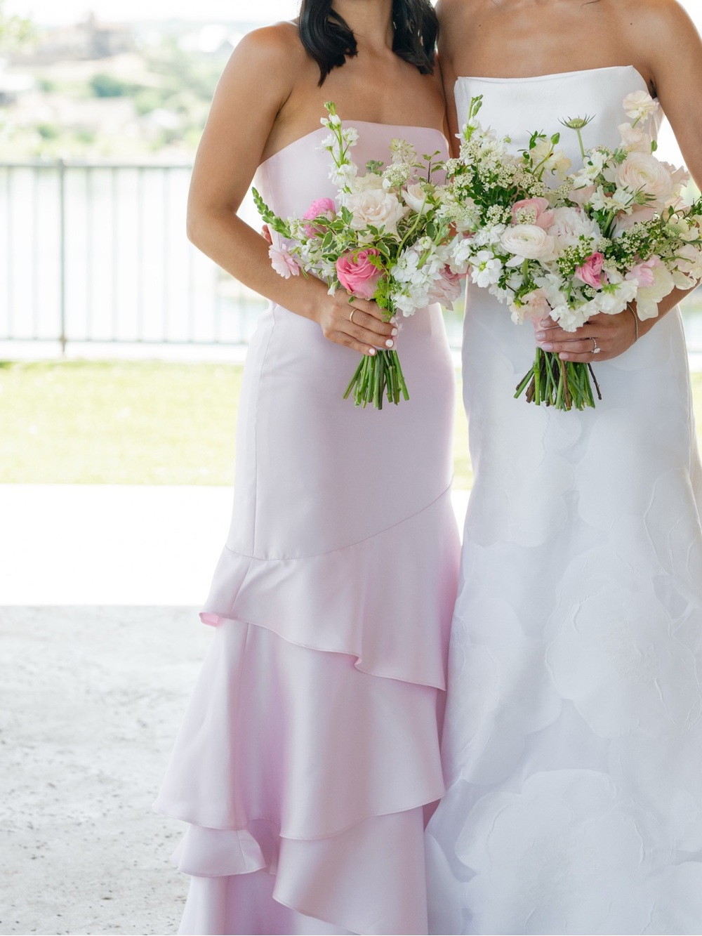 Dessy Group Satin Twill Bridesmaid Dress Ballet Pink